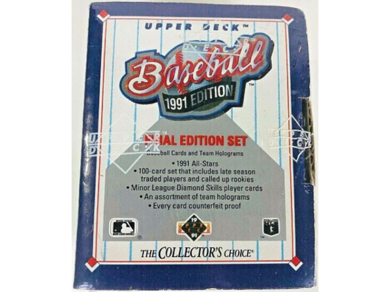 CTBL-038839 1991 Upper Deck Final Edition Set - MLB Baseball Cards Collectors Choice - Factory Sealed Box
