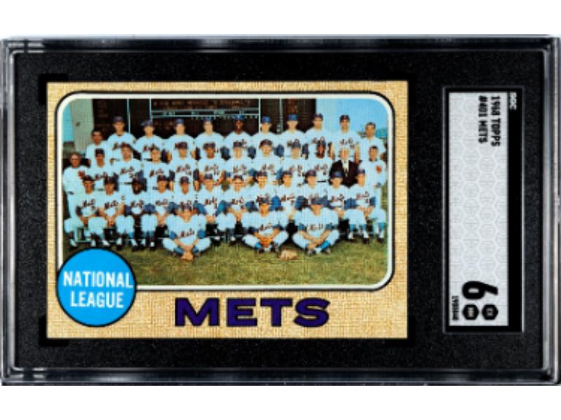 CTBL-038744 1968 Topps   York Mets Team Baseball Card No.401-SGC Graded 6 EX-NM - Tom Seaver -  RDB Holdings & Consulting, CTBL_038744