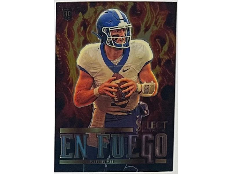 CTBL-039014 Will Levis 2023 Panini Select Draft Picks En Fuego Rookie Card No.EF-WL - Kentucky & Titans