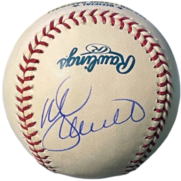 CTBL-039049 Mike Schmidt Signed Official Rawlings Major League Baseball - COA - Philadelphia Phillies & HOF