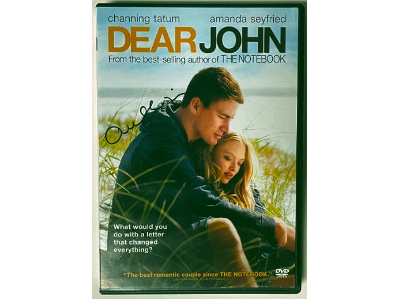 CTBL-038927 Amanda Seyfried Signed 2010 Dear John DVD Cover, DVD & Case-JSA No.RR91642 - Channing Tatum