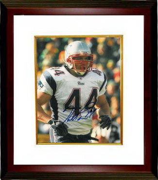 CTBL-MW15756 Heath Evans Signed New England Patriots 8 x 10 Photo Custom Framed -  Athlon, CTBL_MW15756