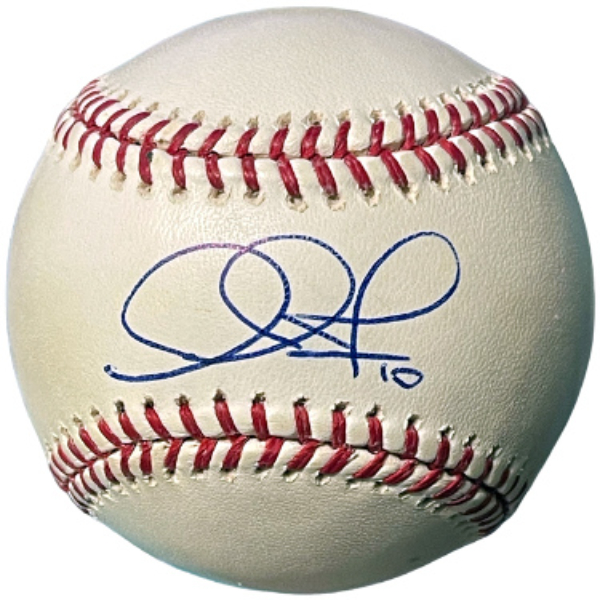 CTBL-039071 Adam Jones Signed Official Rawlings Major League Baseball No.10 - COA - Mariners & Orioles