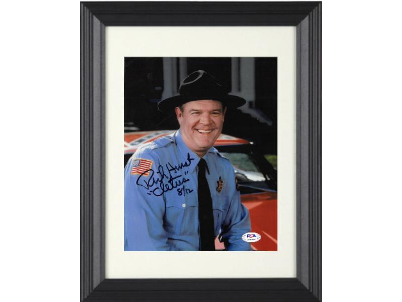 CTBL-F38934 8 x 10 Rick Hurst Signed The Dukes of Hazzard Photo Framing Cletus 8-12-JSA AA38219 -  RDB Holdings & Consulting, CTBL_F38934