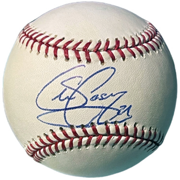 CTBL-039105 Sean Casey Signed Official Rawlings Major League Baseball No.21 - COA - Cincinnati Reds & 3X All Star
