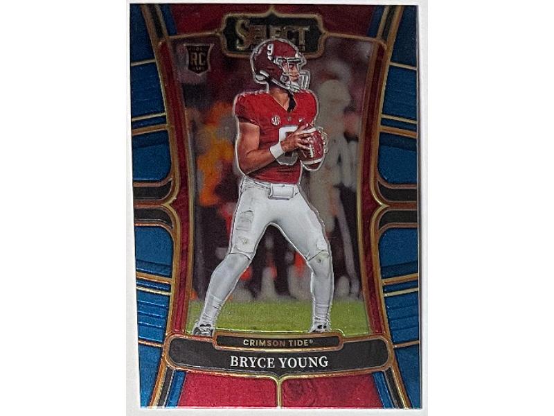 CTBL-039015 Bryce Young 2023 Panini Select Draft Picks Rookie Card No.1 - Alabama & Panthers