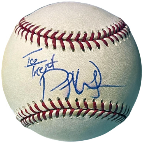 CTBL-039090 Preston Wilson Signed Official Rawlings Major League Baseball To Trent - COA - Mets, Marlins, Rockies & Astros