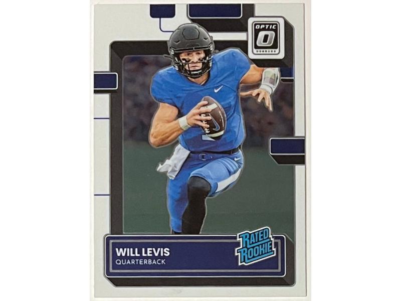 CTBL-038806 Will Levis 2023 Panini Chronicles Donruss Optic Draft Picks Rated Rookie Card No.4 - Kentucky & Titans