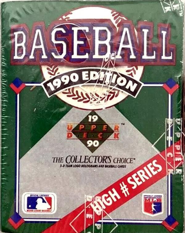 CTBL-039298 1990 Upper Deck MLB MLB Baseball Card with Factory Sealed High Number Series Set