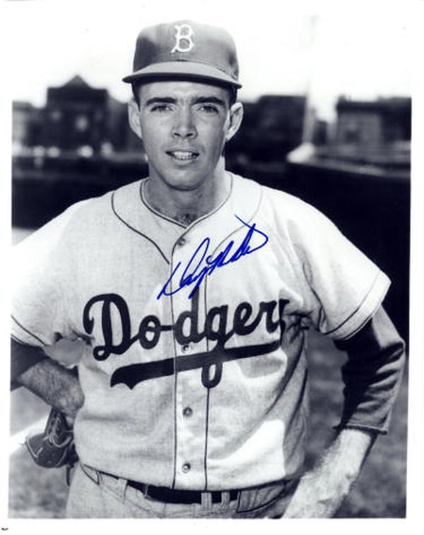CTBL-039356 8 x 10 in. Danny McDevitt Signed Brooklyn Dodgers MLB Black & White Photo - COA Deceased