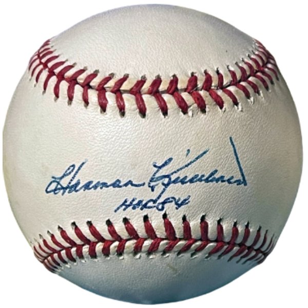CTBL-039525 Harmon Killebrew Signed Official Rawlings HOF 84 Major League Baseball - COA - Twins-13XAS-69ALMVP