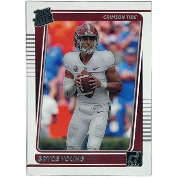 CTBL-039728 Bryce Young 2023 Panini Chronicles Donruss Draft Picks Rated Rookie Card with RC No. 26 - Alabama & Panthers
