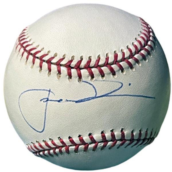 CTBL-039757 Jerome Williams Signed Official Rawlings Major League Baseball - COA - Giants - Cubs & Nationals