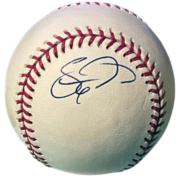 CTBL-039759 Stephen Drew Signed Official Rawlings Major League Baseball imperfect - COA - Diamondbacks - Red Sox - 2013 WS Champs