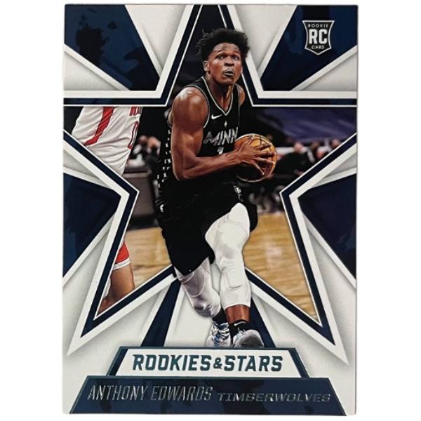 CTBL-039663 Anthony Edwards 2020-2021 Panini Chronicles Rookies & Stars Card with RC No. 657 - Minnesota Timberwolves