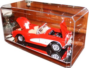 Picture of Athlon CTBL-n9810 Nascar Unsigned 1-24 Crystal Clear Display Case with Mirror-Like Base