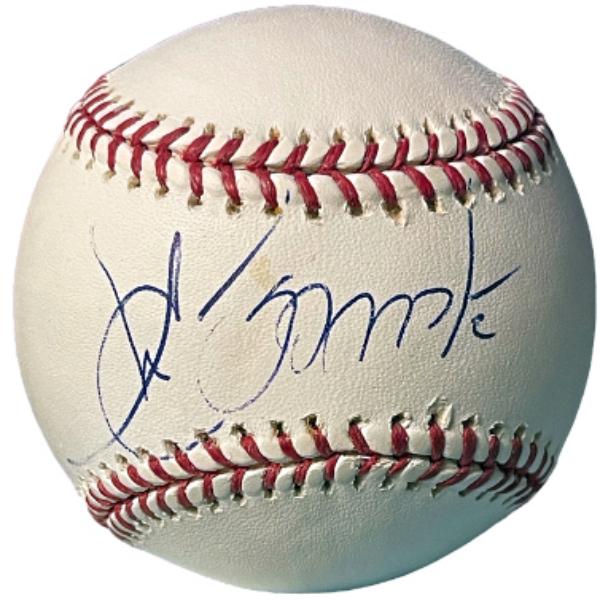 CTBL-040223 Alex Gonzalez Signed Official Rawlings Major League Baseball Toned - COA - Marlins, Red Sox & Tigers