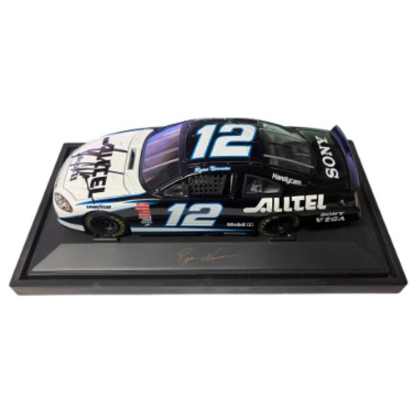 CTBL-039865 Ryan Man Signed 2003 Team Caliber OS No.12 Alltel Dodge 1-24 Scale Nascar Diecast with Base
