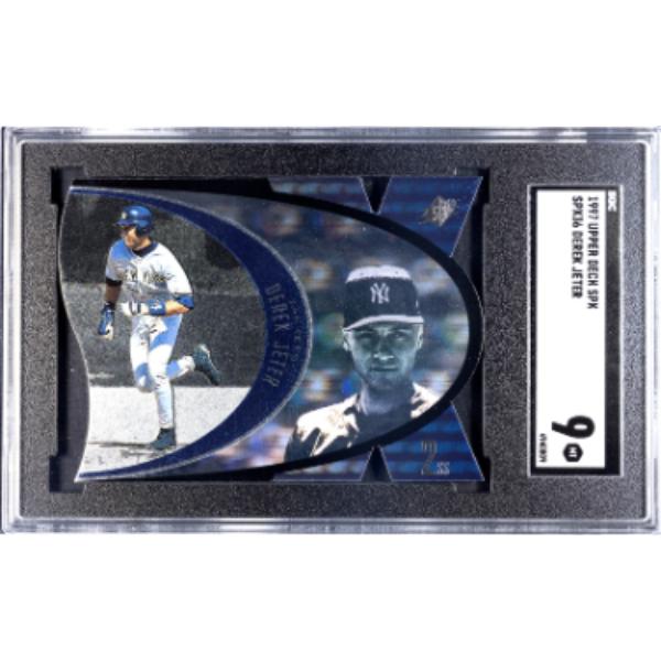 CTBL-040116 Derek Jeter 1997 Upper Deck SPX Card No.SPX36 - SGC Graded 9 Mint - York Yankees & HOF