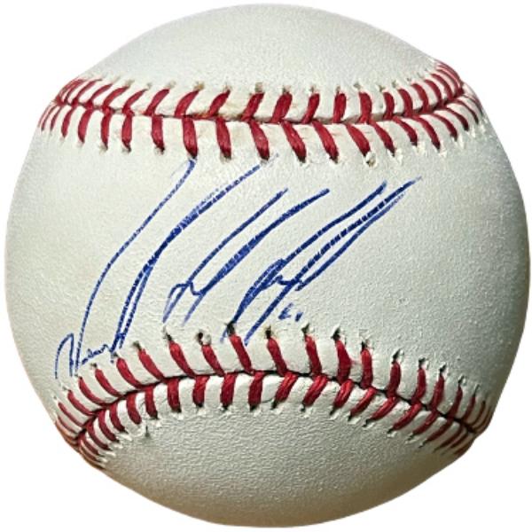 CTBL-040187 Wily Mo Pena Signed Official Rawlings Major League Baseball - COA - Cincinnati Reds & Boston Red Sox