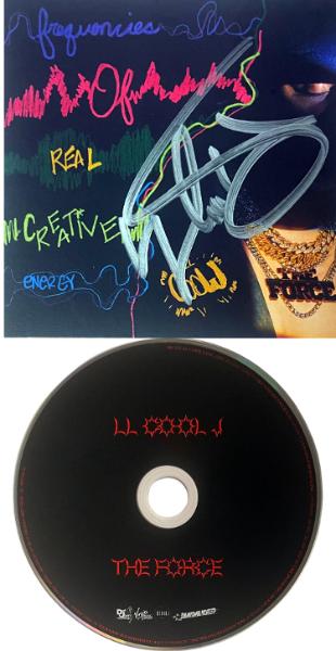 CTBL-040417 5 x 5 in. LL Cool J Signed 2023-24 The Force CD Signed Art Insert Auto, Booklet & Case - COA