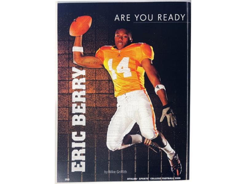 Picture of RDB Holdings & Consulting CTBL-041275 8.5 x 10.5 in. Eric Berry Tennessee Volunteers 2008 Freshman Of The Year NFL Photo