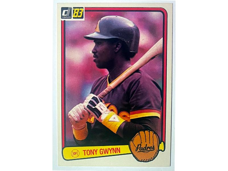 CTBL-041053 No.598 Tony Gwynn 1983 Donruss MLB Rookie Card - San Diego Padres-HOF