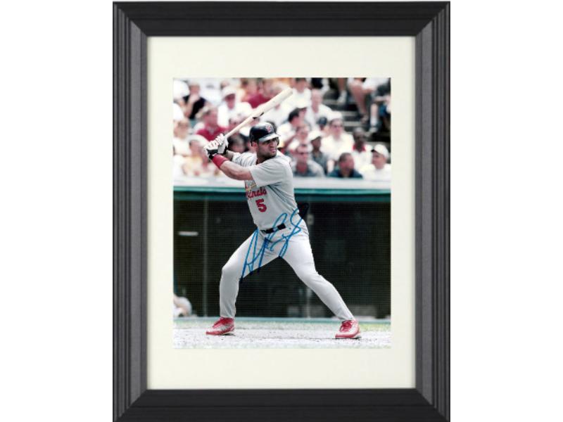 Picture of RDB Holdings & Consulting CTBL-F41283 8 x 10 in. Albert Pujols Signed St. Louis Cardinals MLB Photo - Custom Framing Field of Dreams COA - 11xAS-2X WS Champ