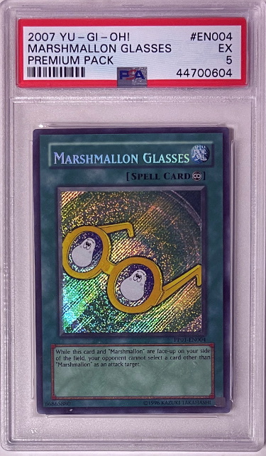 CTBL-041261 No.EN004 2006 Yu-Gi-Oh Marshmallon Glasses Premium Pack Card - PSA Graded 5 EX