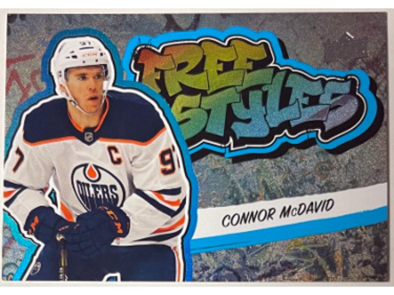 Picture of RDB Holdings & Consulting CTBL-040888 No.FS-27 Connor McDavid 2022-2023 Upper Deck Series I Freestyles Hockey Card - Edmonton Oilers