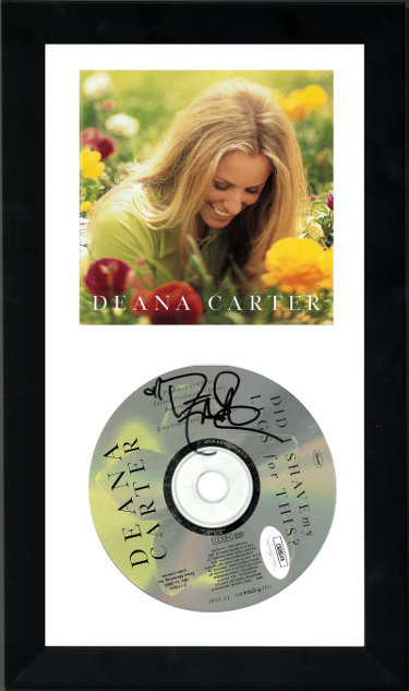 Picture of RDB Holdings & Consulting CTBL-F35990 Deana Carter Signed 1996 Did I Shave My Legs for This Capitol Records Album Cover CD with 6.5 x 12 in. Booklet Custom Framing - JSA