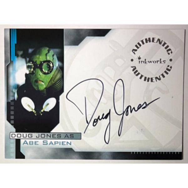 CTBL-041440 Doug Jones Signed 2004 Inkworks Hellboy Abe Sapien Authentic on Card - Auto