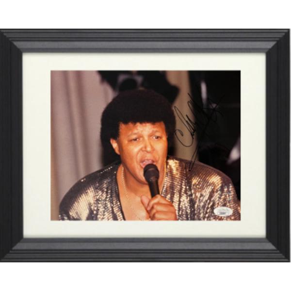 Picture of RDB Holdings & Consulting CTBL-F31998 Chubby Checker Signed 8X10 Photo with 97 Custom Framing - JSA No.KK96857 - The Twist