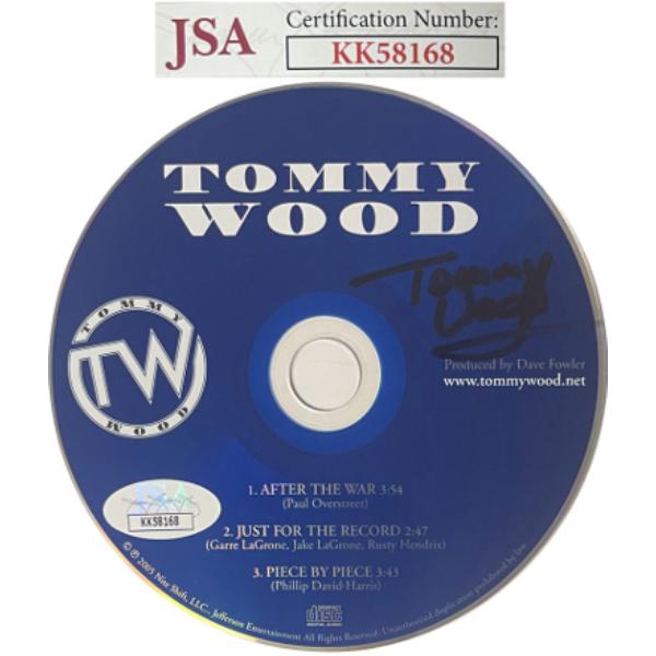 CTBL-041805 Tommy Wood Signed 2005 Self Titled 3 Track CD with Case - CD & Case Only & No cover booklet - JSA No.KK58168