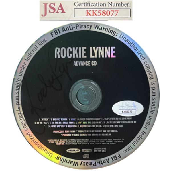 CTBL-041803 Rockie Lynne Signed 2006 Self Titled Advance CD with Case - JSA No.KK58077