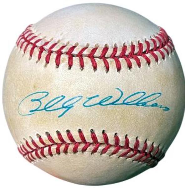 Picture of RDB Holdings & Consulting CTBL-042696 Billy Williams Signed RONL Rawlings Official National League Toned Baseball - COA - Chicago CUbs