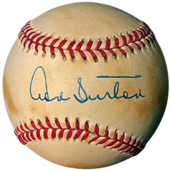 Picture of RDB Holdings & Consulting CTBL-042791 Don Sutton Signed RONL Official National League Toned Baseball - COA - Los Angeles Dodgers & HOF