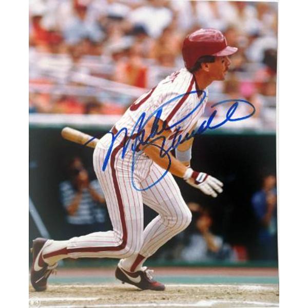 CTBL-042681 Mike Schmidt Signed Philadelphia Phillies MLB Licensed 8 x 10 in. Photo - Ken Goldin, The Score Board, Inc COA
