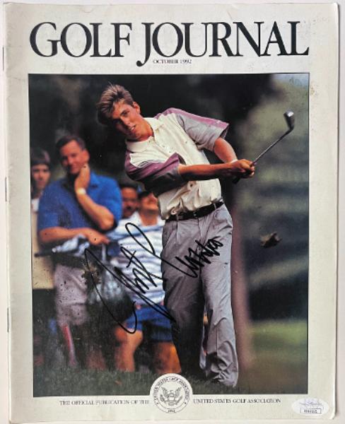 CTBL-042141 Justin Leonard Signed Golf Journal Full October 1992 Imperfect JSA No.EE63271 Magazine - No Label
