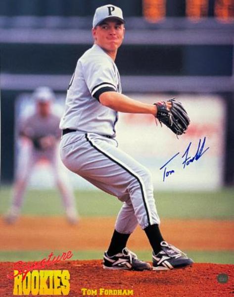 CTBL-042380 Tom Fordham Signed Signature Rookies 8 x 10 in. Photo - COA - Chicago White Sox