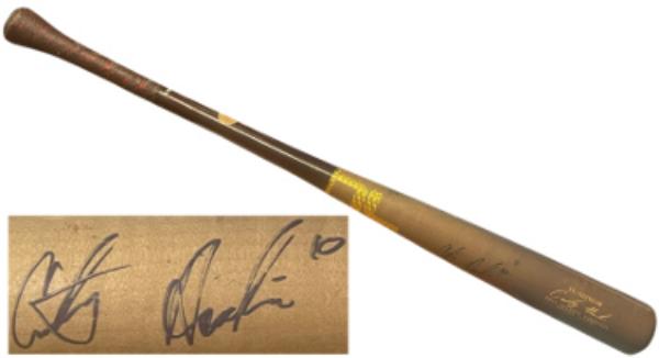 CTBL-042435 Courtney Hawkins Signed Tucci Game Used Model TL-CH10-M Pro Select Bat - COA - White Sox & Nippon & Hawks