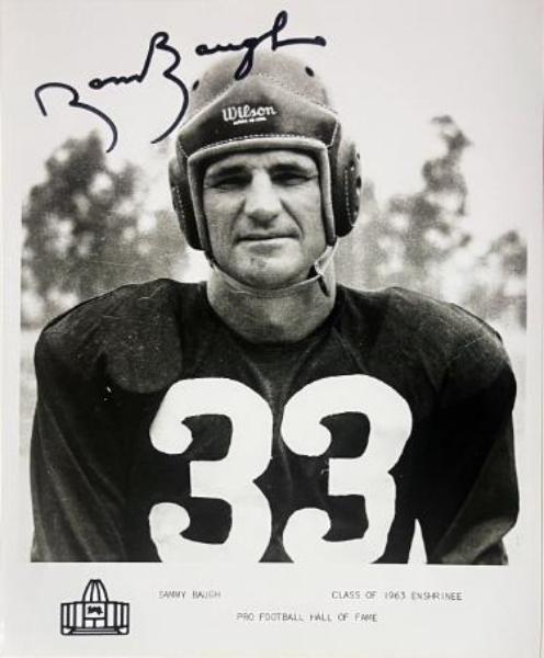CTBL-042601 Sammy Baugh Signed HOF Enshrinee Class of 1963 Black & White 8 x 10 in. Photo - Tuff Stuff Show COA