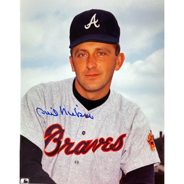 Picture of RDB Holdings & Consulting CTBL-042851 Phil Niekro Signed Atlanta Braves MLB Licensed 8 x 10 in. Photo Imperfect - Tuff Stuff COA