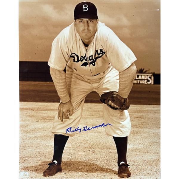Picture of RDB Holdings & Consulting CTBL-042850 Billy Herman Signed Brooklyn Dodgers MLB Licensed Sepia Tone 8 x 10 in. Photo - COA - HOF