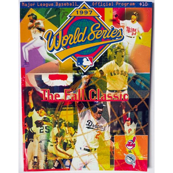 Picture of RDB Holdings & Consulting CTBL-042131 1997 World Series MLB Game Program Florida Marlins Vs Cleveland Indians Unused & Excellent Condition Baseball