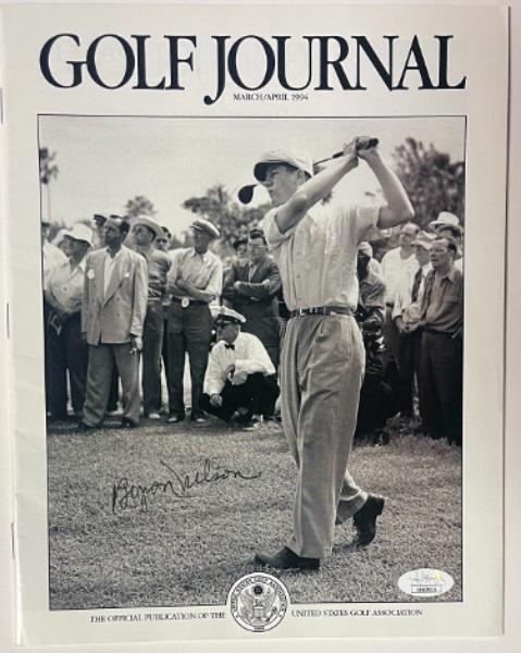 CTBL-042096 Byron Nelson Signed Golf Journal Full March & April 1994- JSA No.EE63415 Magazine - No Label