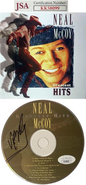 CTBL-041815 Neal McCoy Signed 1997 Greatest Hits CD with Cover Booklet & Case- JSA No.KK58099