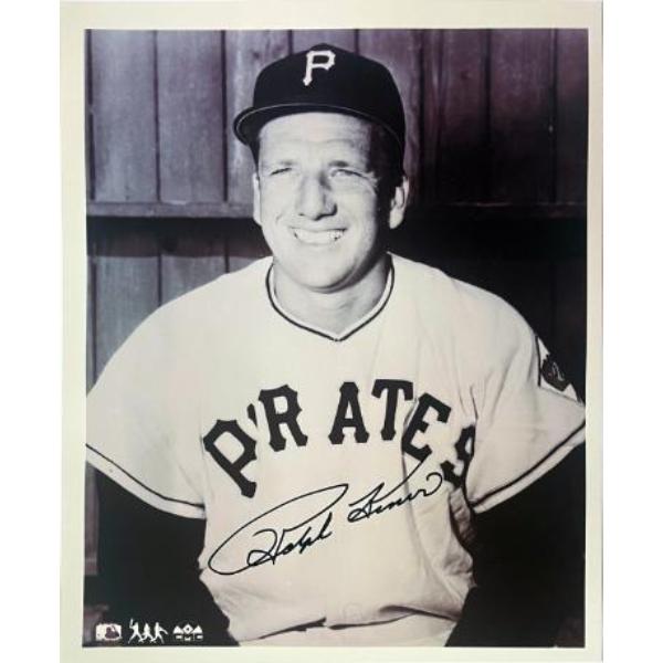 CTBL-042628 Ralph Kiner Signed Pittsburgh Pirates MLB Licensed Black & White 8 x 10 in. Photo - COA & Show Ticket