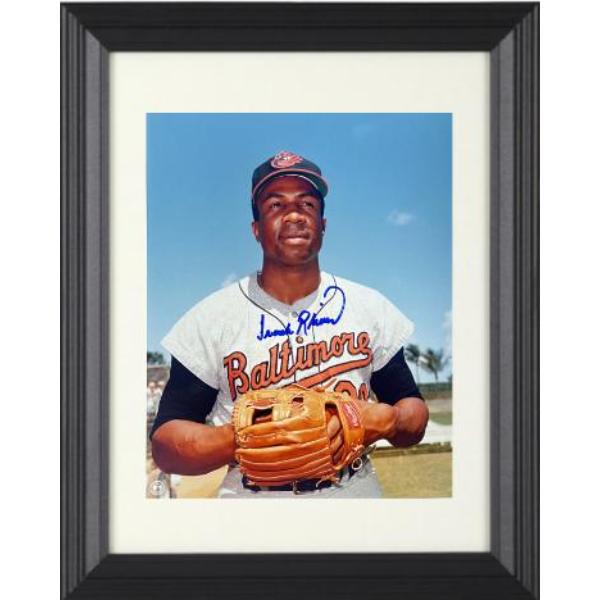 Picture of RDB Holdings & Consulting CTBL-f42623 Frank Robinson Signed Baltimore Orioles MLB Licensed 8 x 10 in. Photo Custom Framing - Tuff Stuff COA - HOF & TC