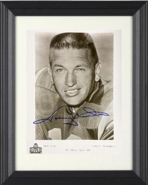 CTBL-F42509 Johnny Unitas Signed Baltimore Colts Black & White HOF Custom Framing 8 x 10 in. Photo - Beckett Review with Tuff Stuff COA